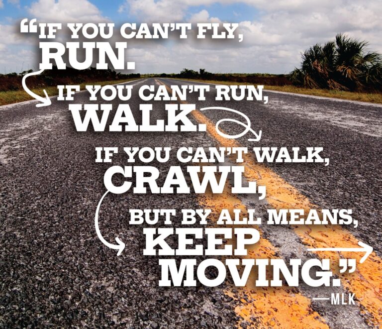 Graphic art of the MLK quote used in the blog post