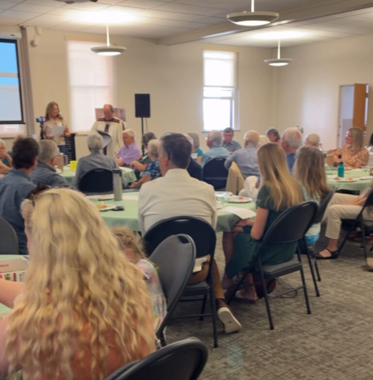 Photo of church luncheon