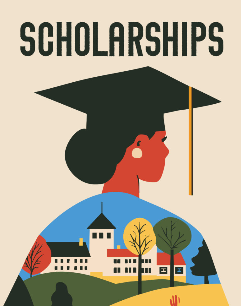 Graphic depicting a graduate