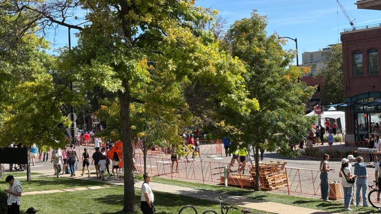 Image of Spruce Street during Boulderthon