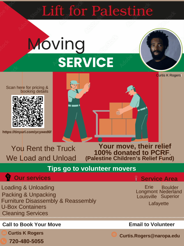 Poster with details